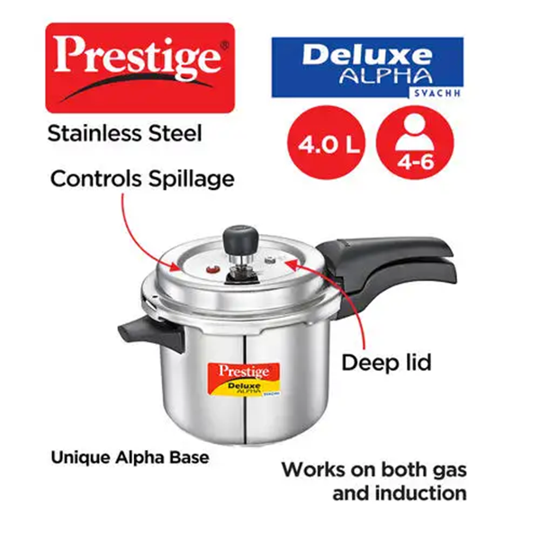 Prestige Stainless Steel 4 Litre Rice cooker