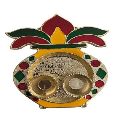 Haldi chandan plate (Round)