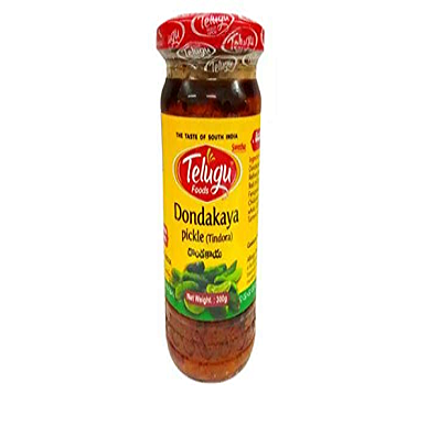 Tindora Pickle Without Garlic Telugu