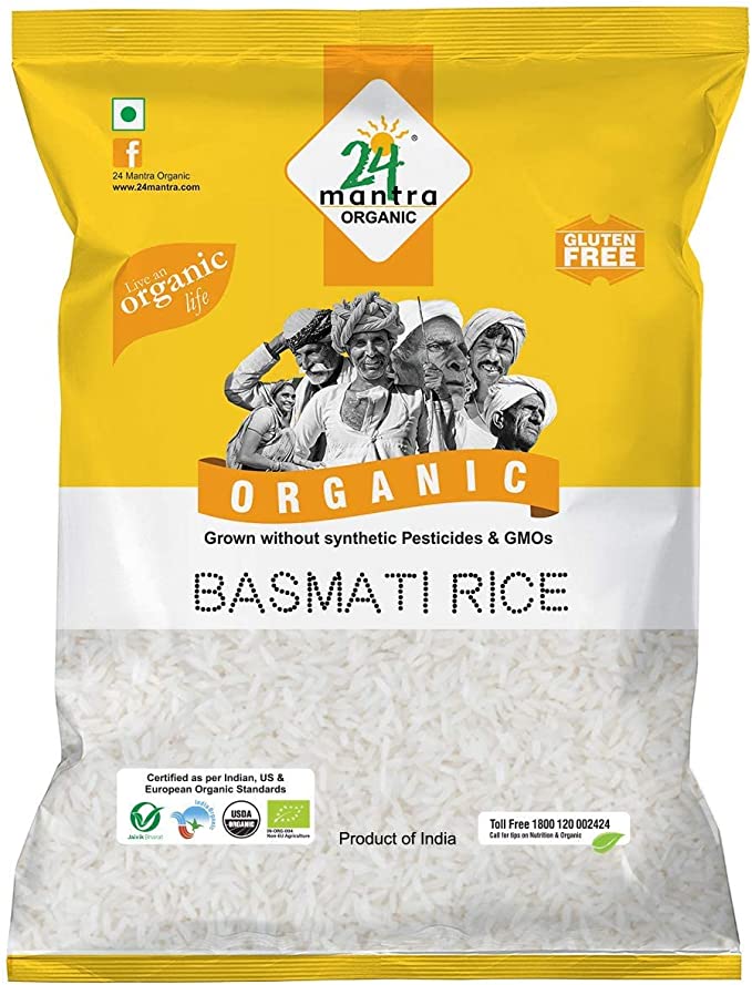 24 Mantra Organic Basmati Rice 10lb