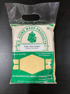 Homemade Garlic Rice Powder