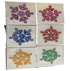 Rangoli Sticker Assorted colors 1pcs