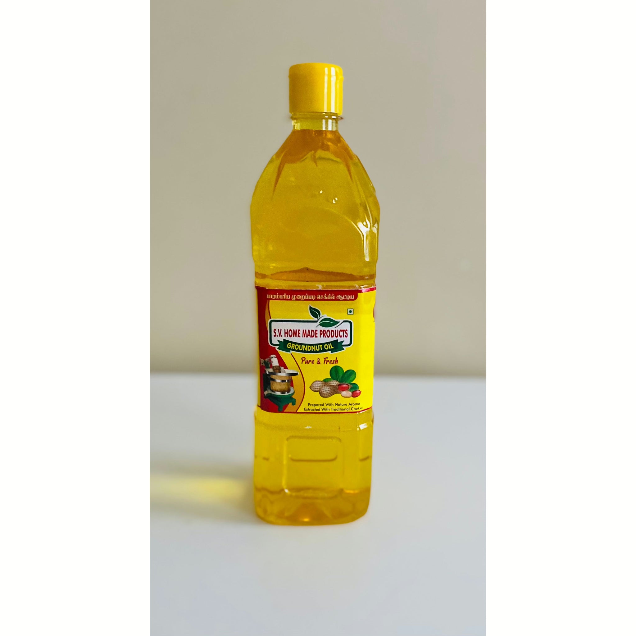 SV Homemade Cold Pressed Groundnut Oil 1Ltr