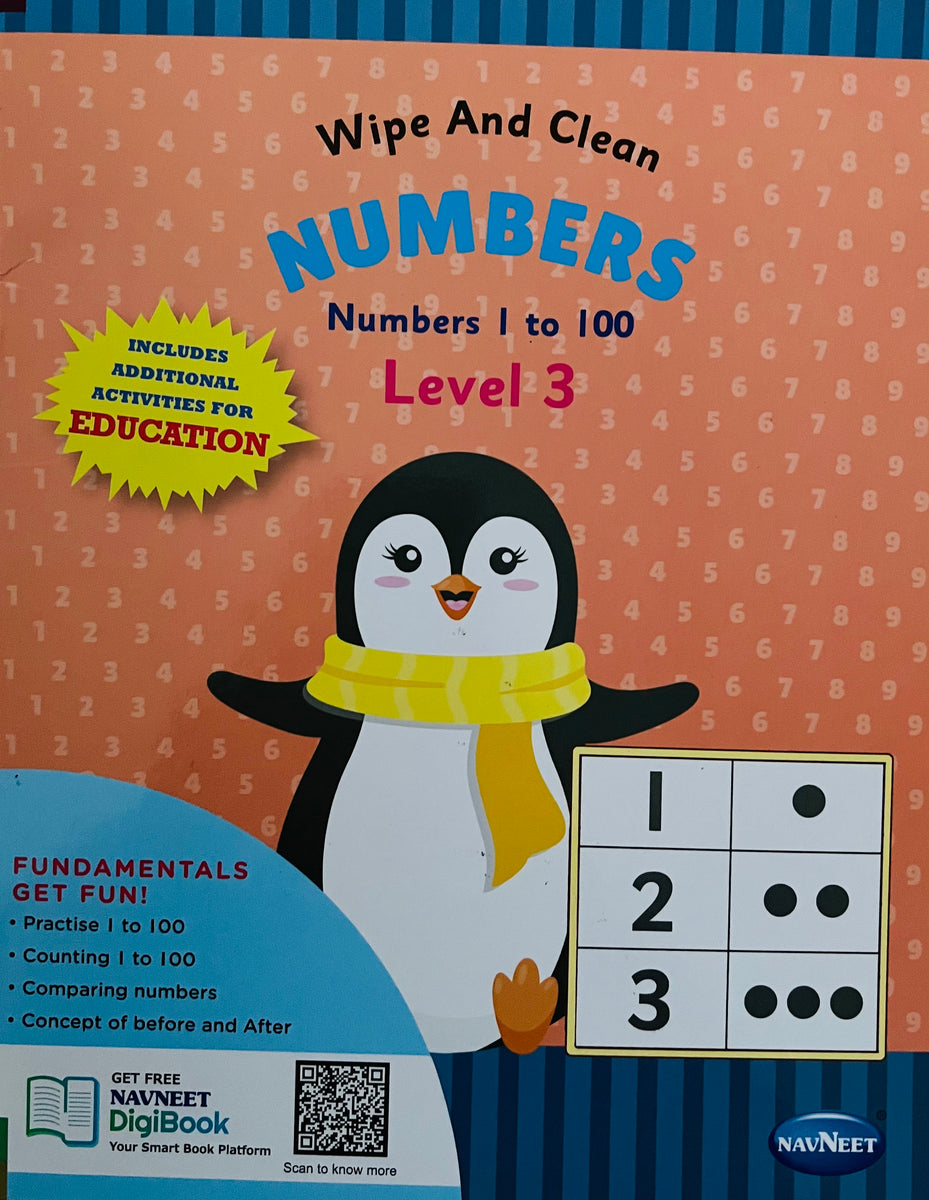 Wipe and Clean Numbers Level-3 – Fresh Organic Groceries